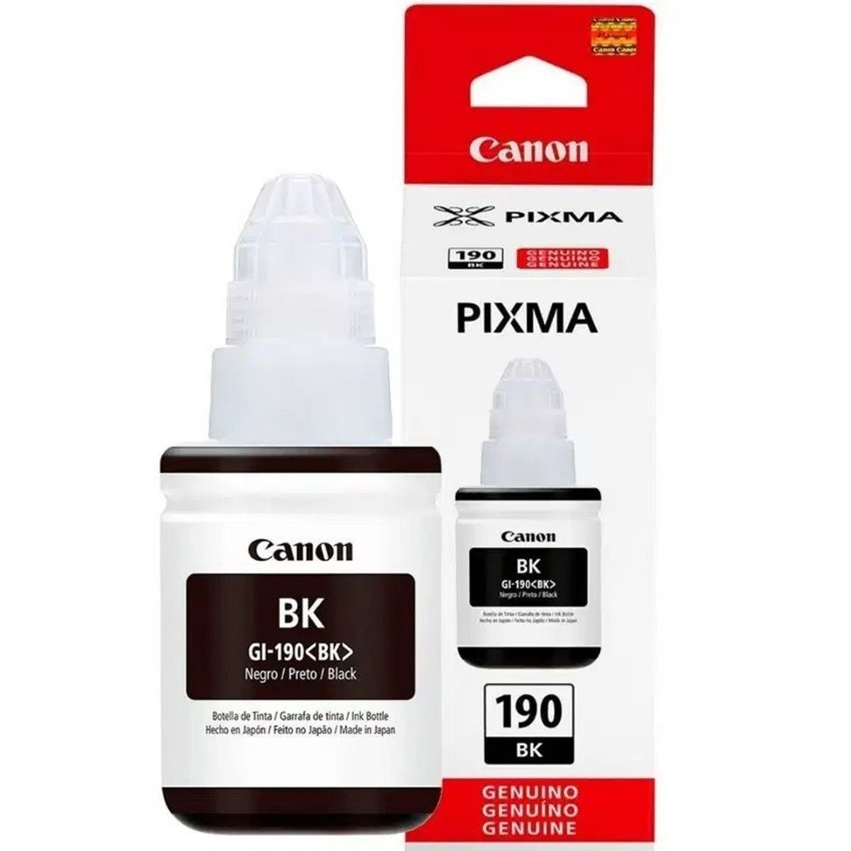 CANON - Tinta canon 190 negro para impresoras g2100 g3100 g4100 gi-190