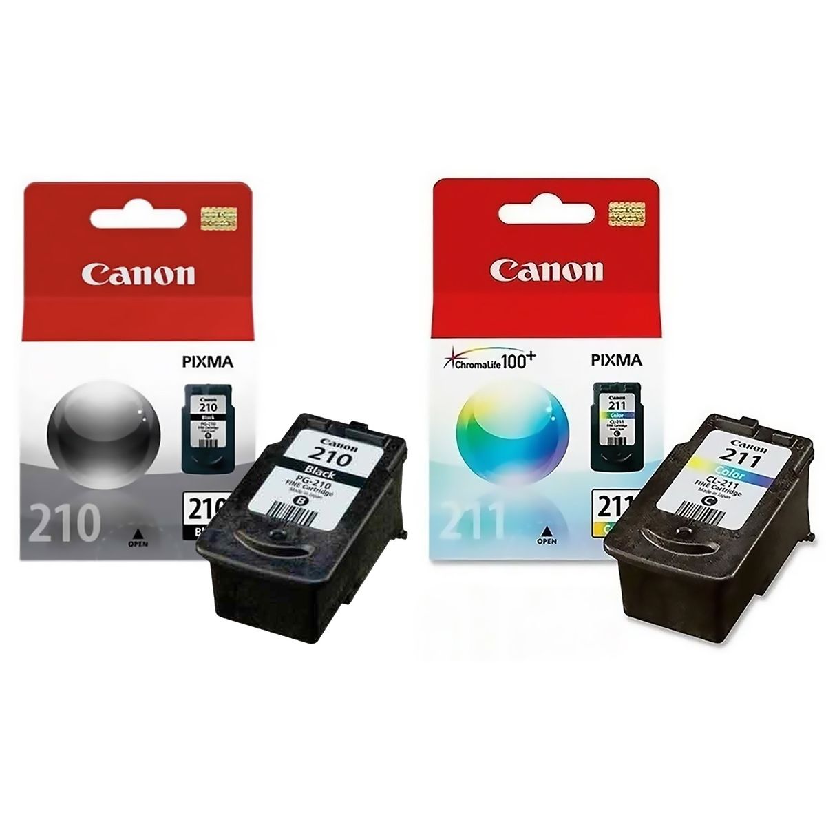 CANON - Cartucho canon PG210 negro y CL211 tricolor para impresoras mp280