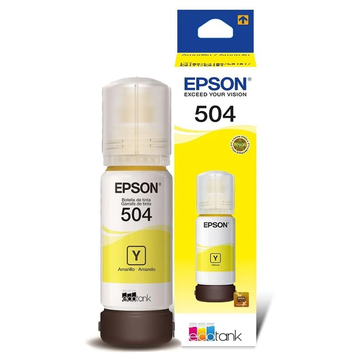 EPSON - Tinta 504 epson para impresoras l4150 l4160 l6161 amarillo