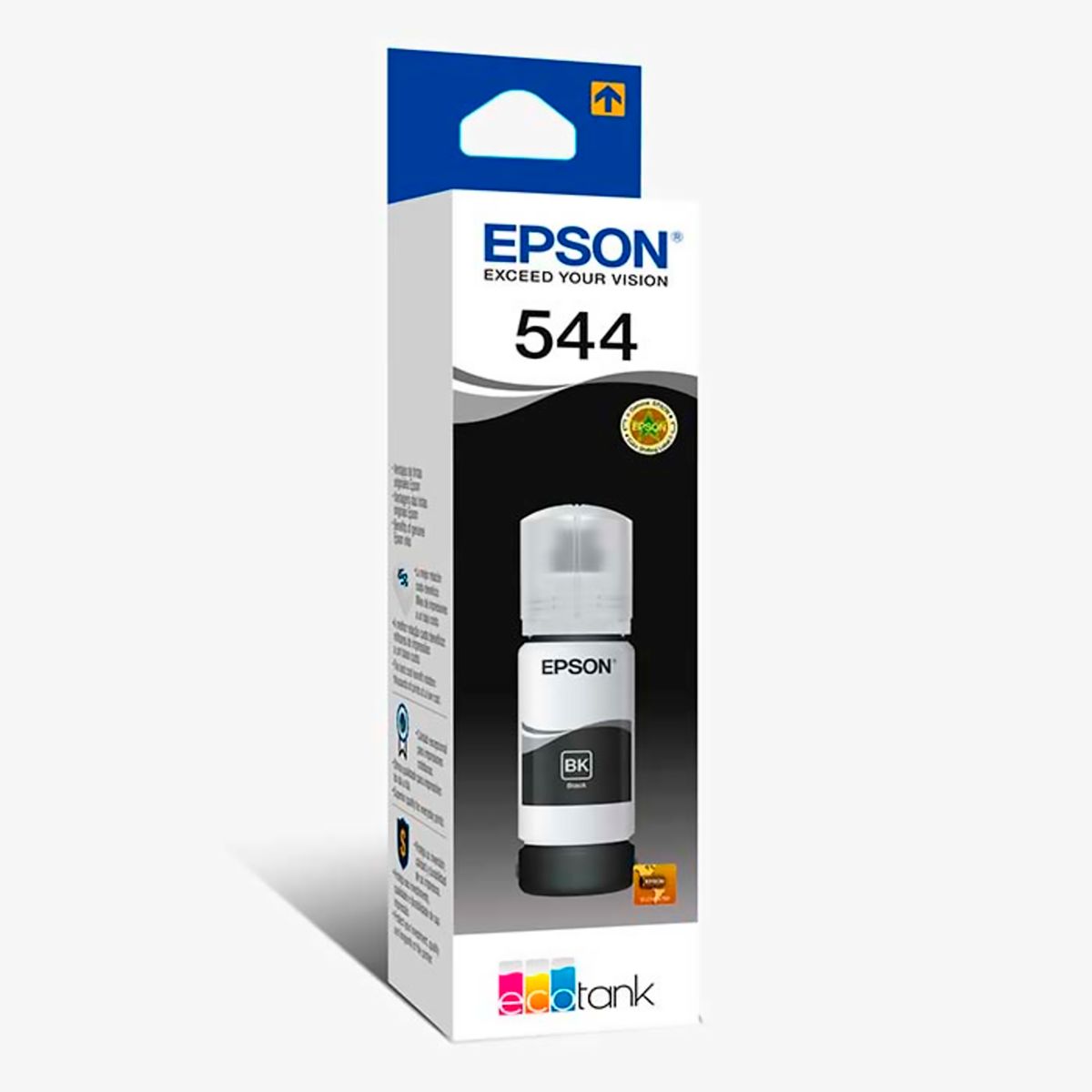EPSON - Tinta epson 544 color negro para impresoras l1110 l3110 l3150.