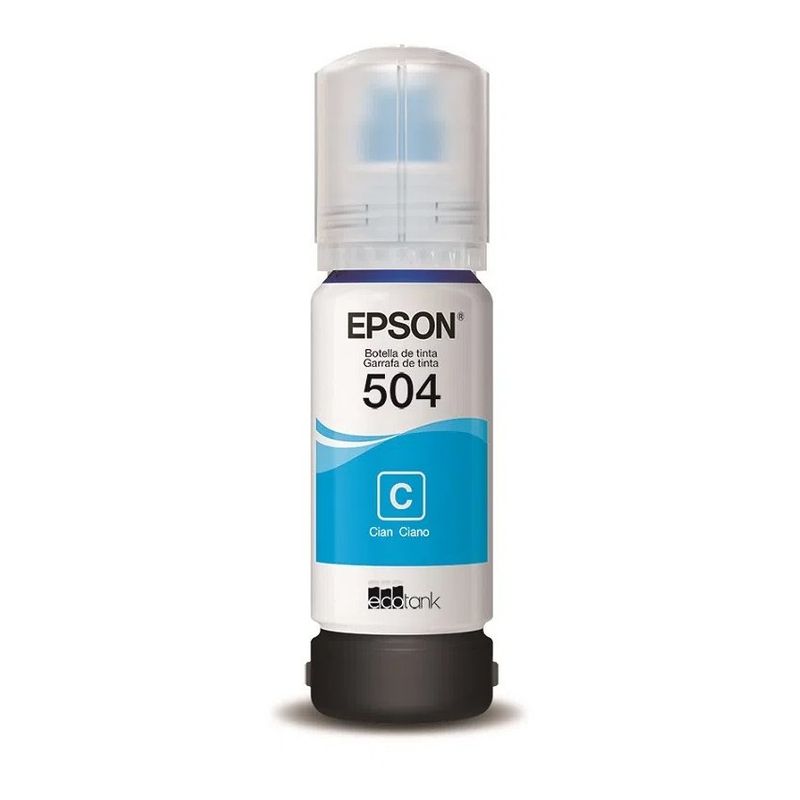 EPSON - Tinta epson 504 cian para l4150 l4160 l6161 l6191 original
