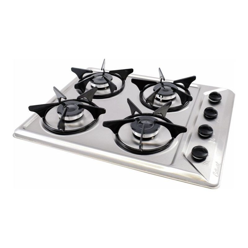CONTINENTAL - Estufa de empotrar acero inoxidable 53x42 cm gas natural - 5593
