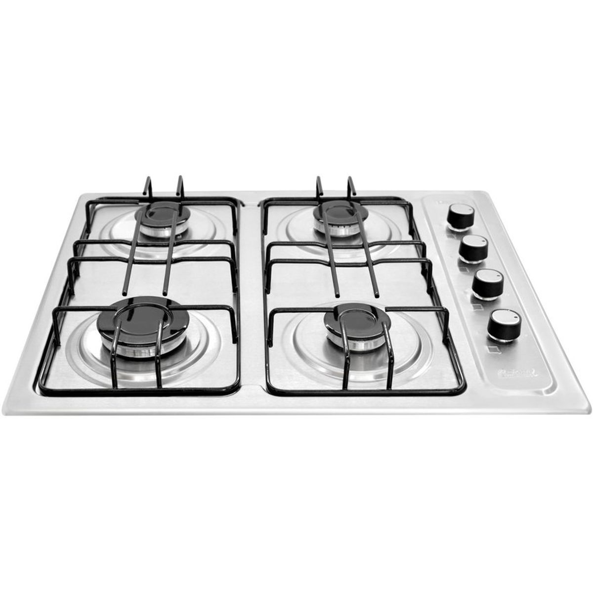 CONTINENTAL - Estufa Empotrable 4 Puestos 61x51 Gas Natural Acero Inoxidable Gris 5531