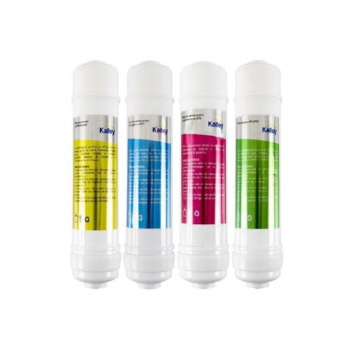 KALLEY - Kit filtros de agua kalley x4