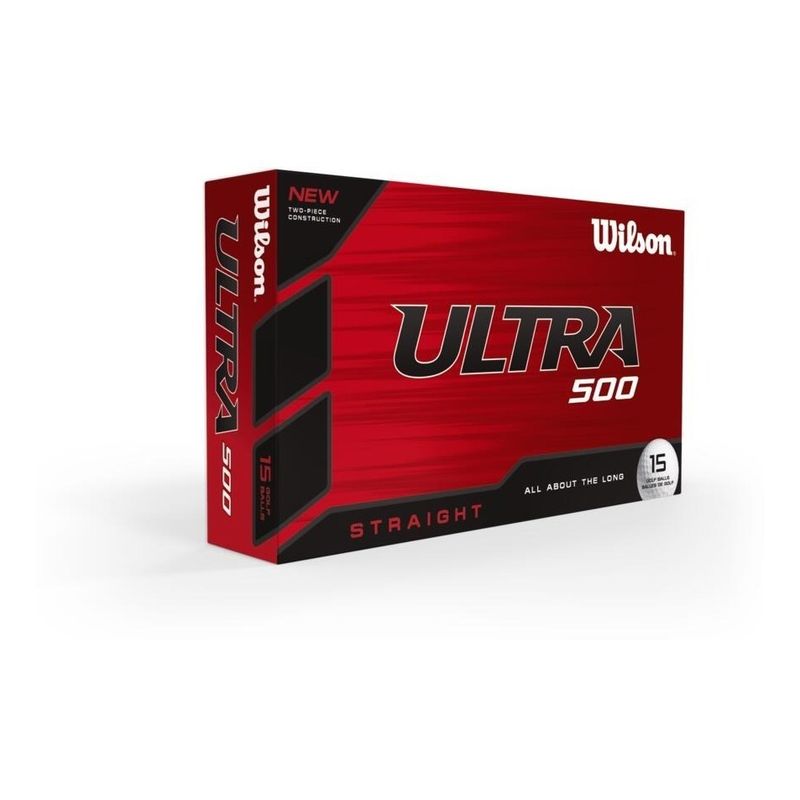 WILSON - Pelotas Bolas De Golf Wilson Ultra 500 Straight 15 Unidades