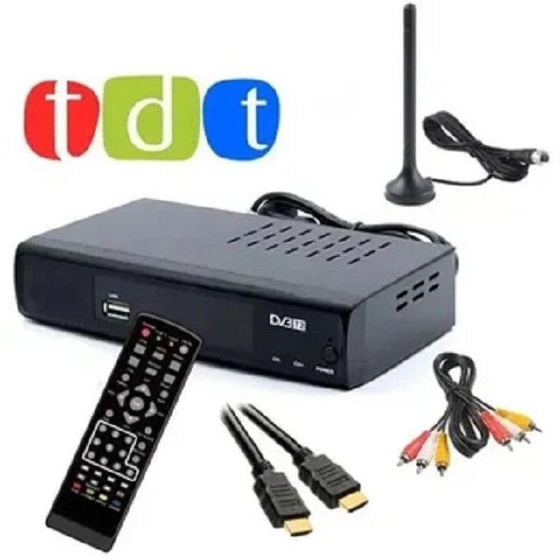 GENERICO - Decodificador  Tdt  Hdtv Dvb Full Hd + Control + Antena