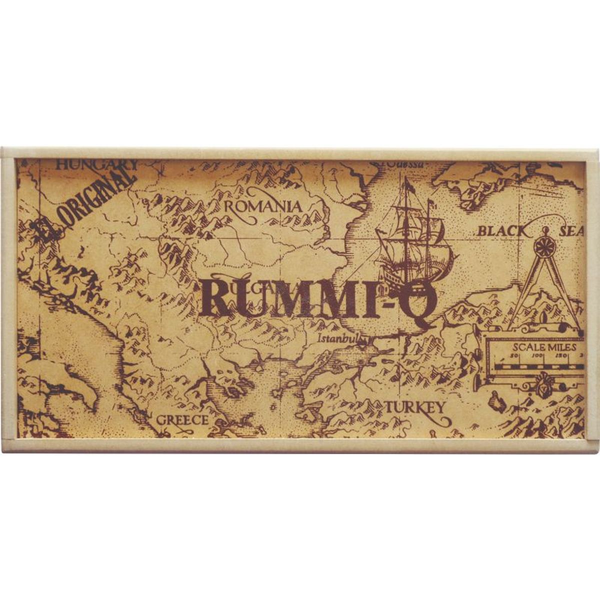 JUGUETELANDIA - Juego de Mesa Rummi-Q Caja Madera