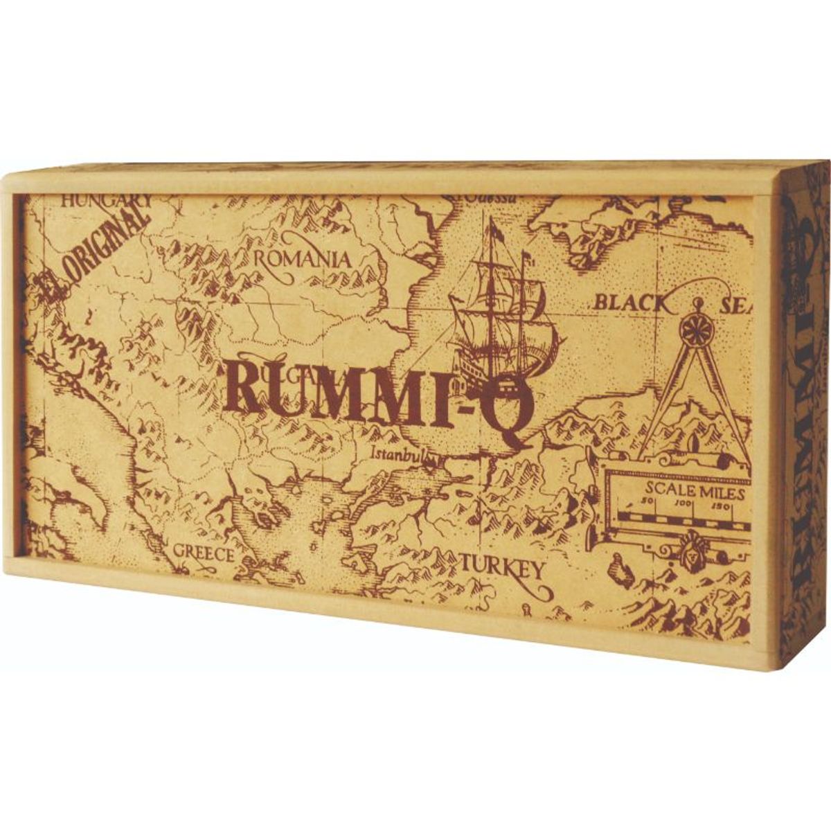 JUGUETELANDIA - Juego de Mesa Rummi-Q Caja Madera