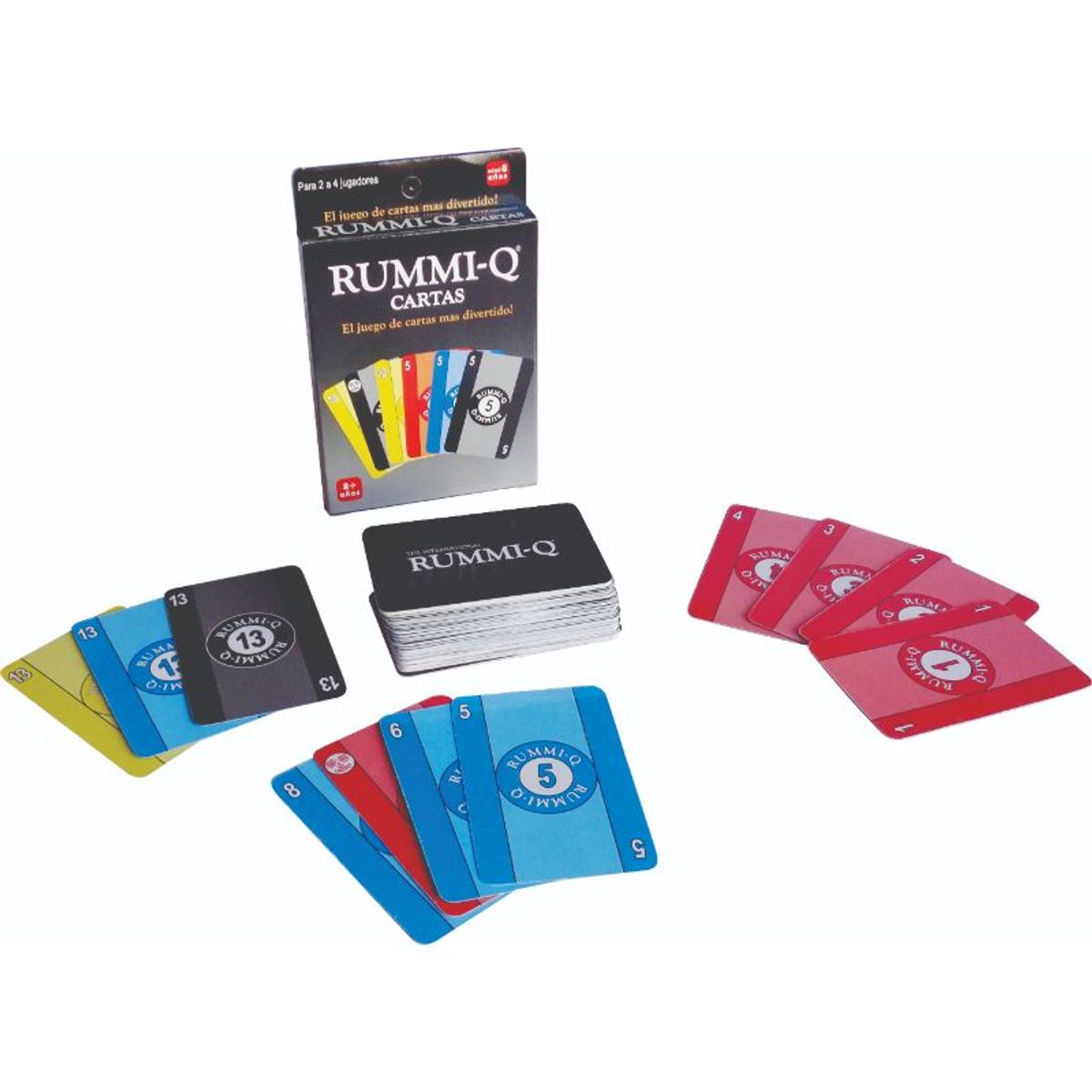 JUGUETELANDIA - Juego de Mesa Rummi-Q Cartas Caja