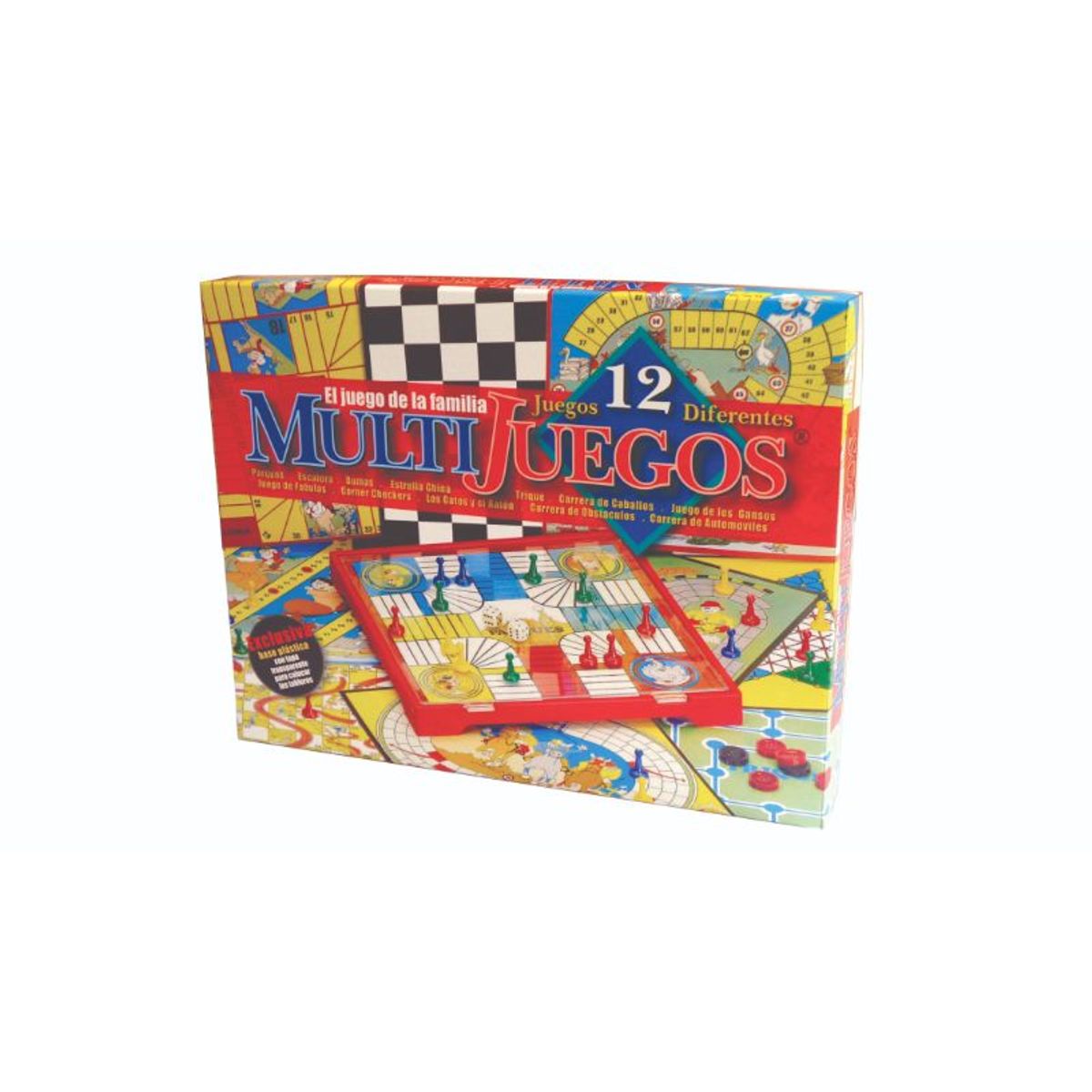 JUGUETELANDIA - Juego de Mesa Multijuegos X 12 Caja