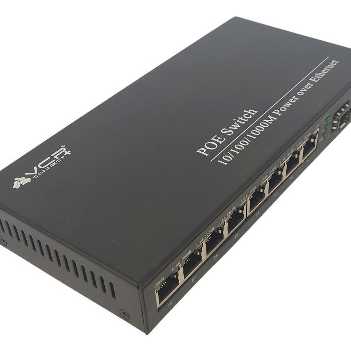 VCP - Switch 8 Puertos Poe 10/100/1000mbps + 2 Puertos Sfp