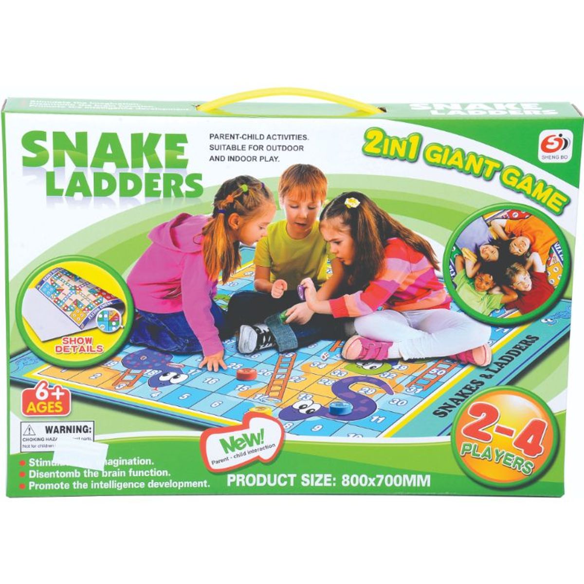 JUGUETELANDIA - JUEGO ESCALERA TAPETE CAJA