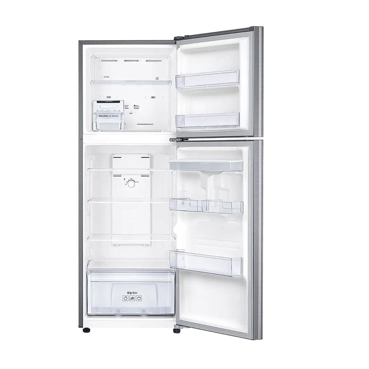 SAMSUNG - Nevera SAMSUNG No Frost Congelador Superior 305Lt RT29K571JS8 Gris