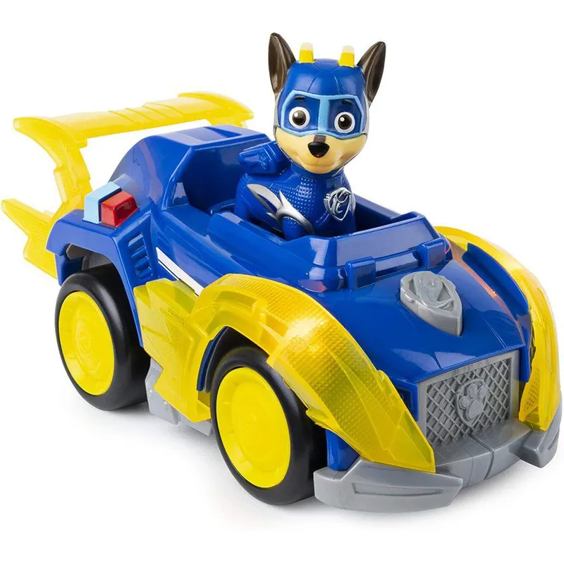 SPIN MASTER - Vehículo  Figura Paw Patrol Mighty Pups Luces Sonido Chase_.