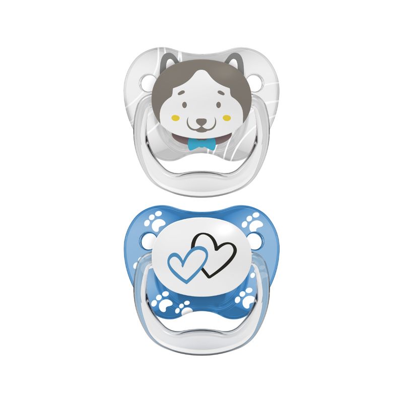 DR BROWNS - Chupos de Entretencion Prevent Decorado Nivel 2 Bebe (6-18M)