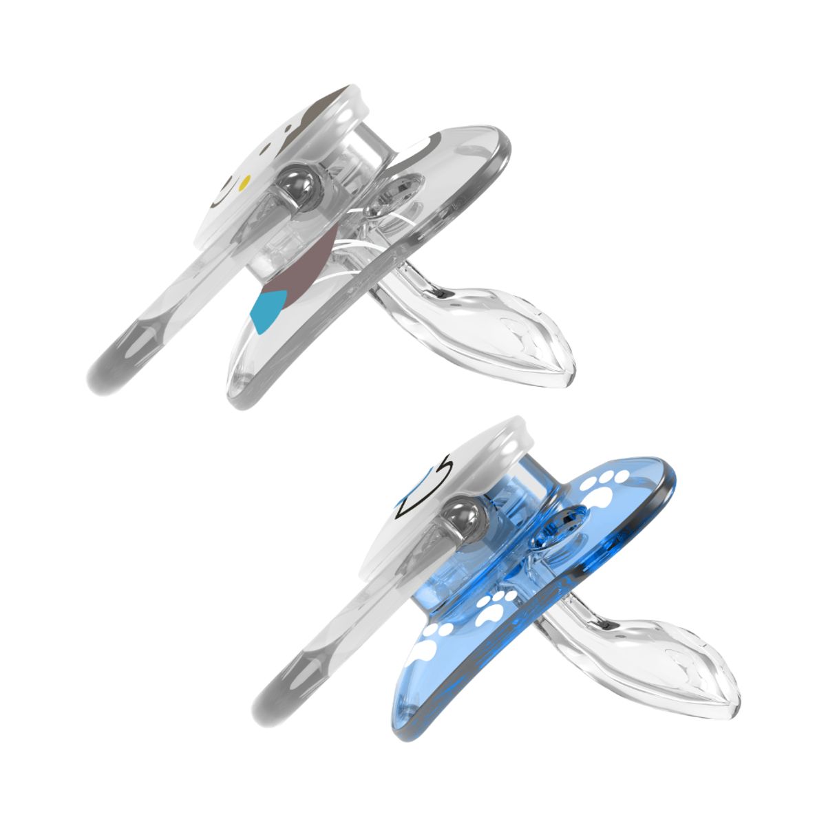 DR BROWNS - Chupos de Entretencion Prevent Decorado Nivel 2 Bebe (6-18M)