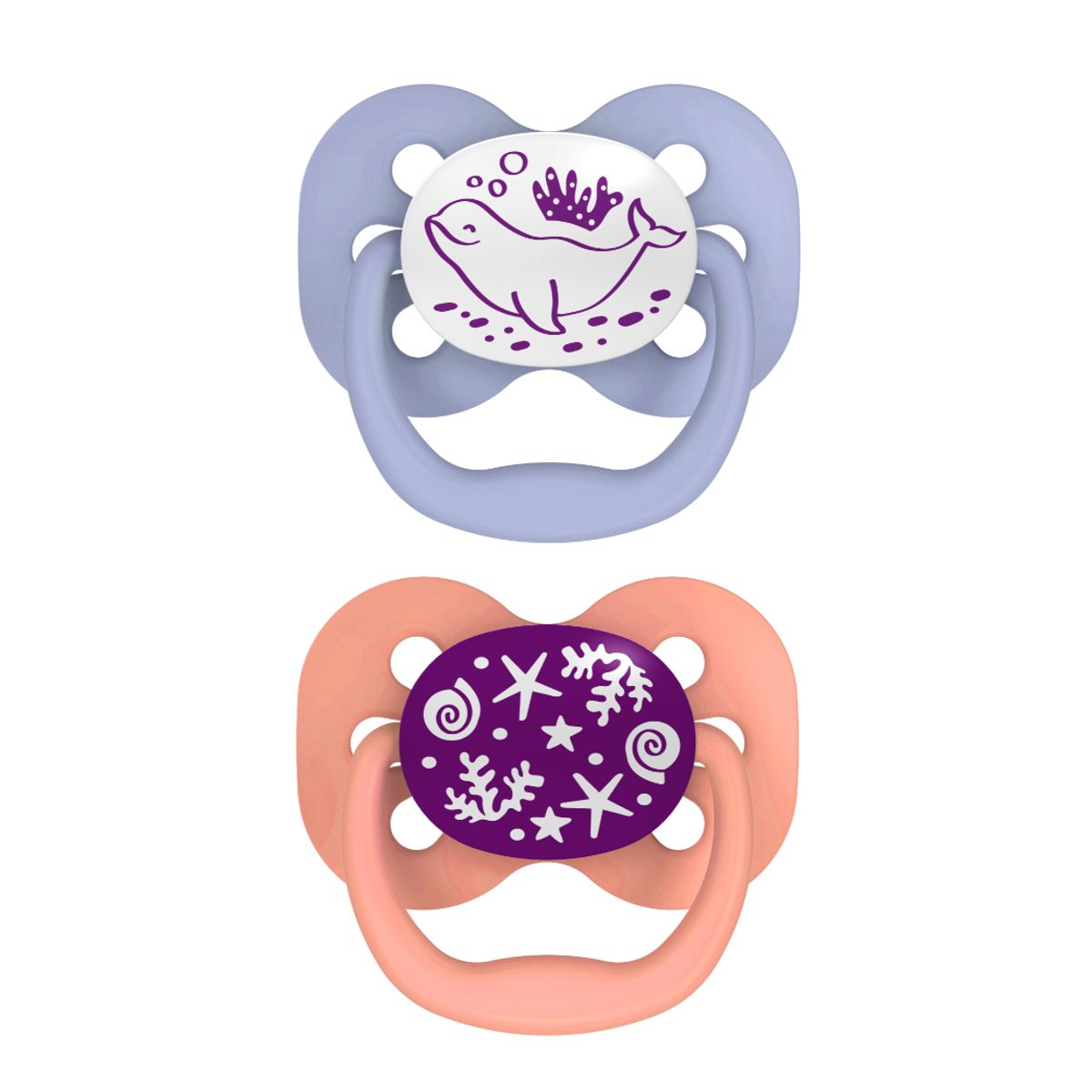 DR BROWNS - Chupos para Bebe Dr Brown Glow In The Dark Nv 1 (0-6m) Niña