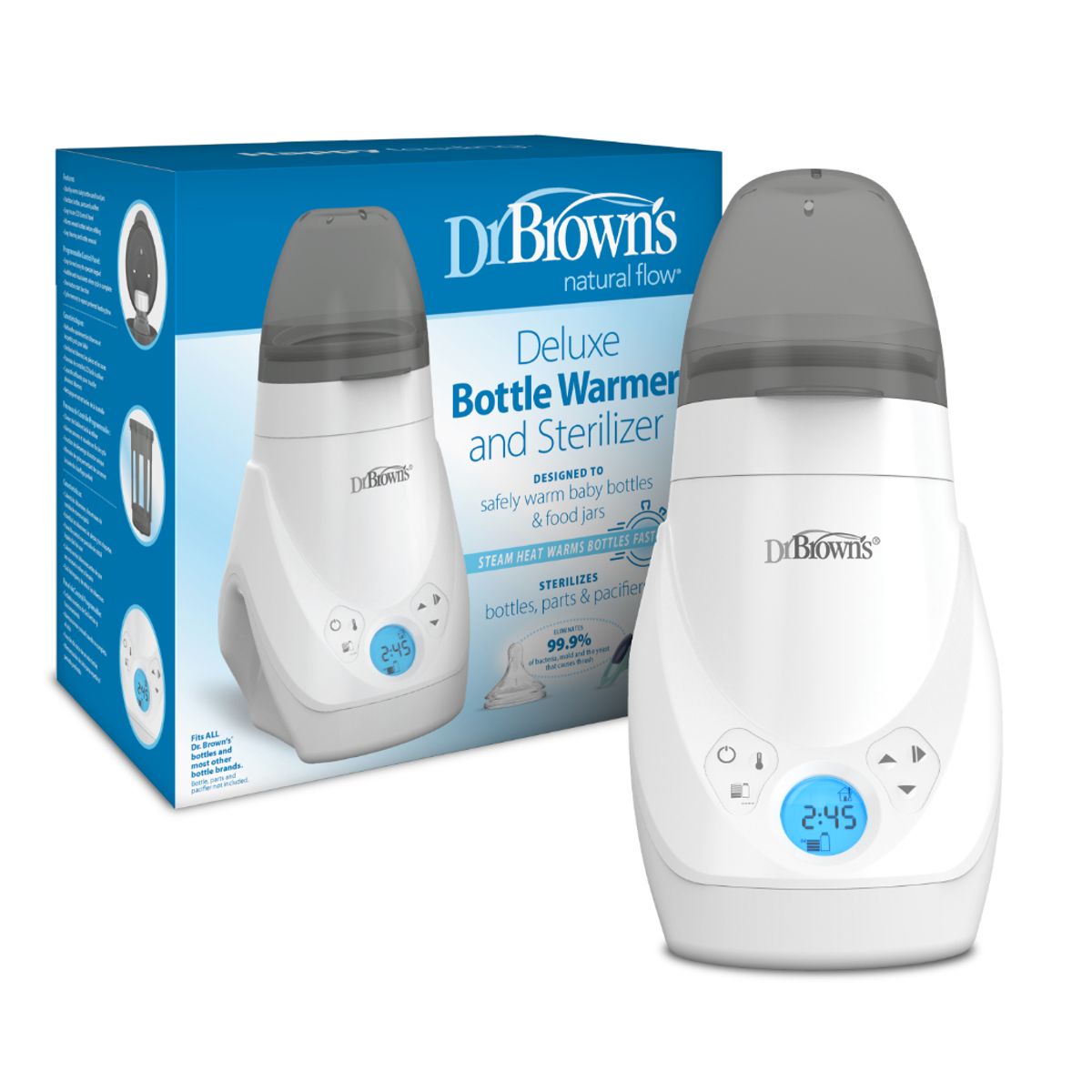 DR BROWNS - Esterilizador y Calentador Dr Brown Teteros Deluxe Digital