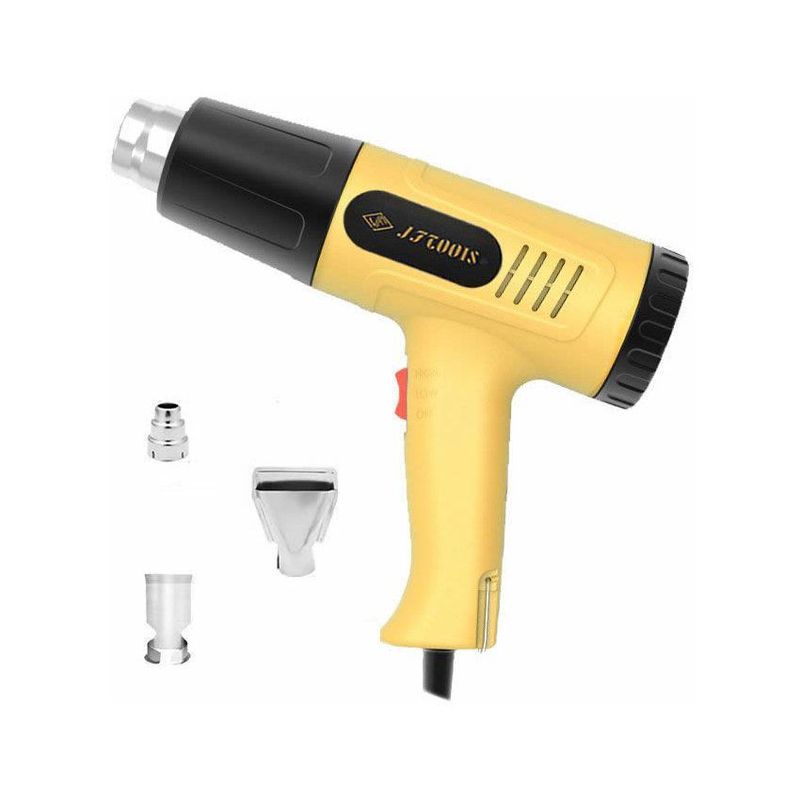 GENERICO - Pistola de calor aire caliente 2000w 300-600 °c 2 velocidades