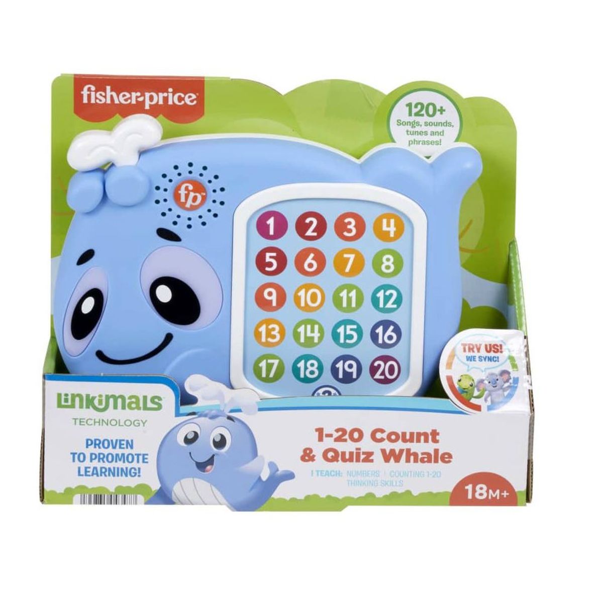 FISHER PRICE - Fisher Price Linkimals Ballena Cuenta Conmigo