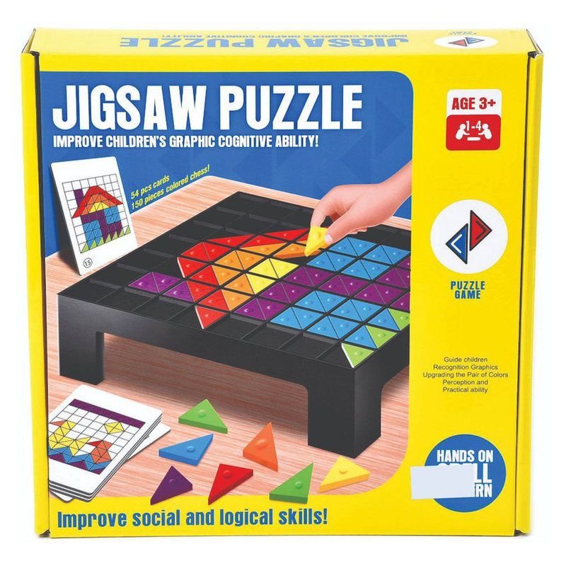 JUGUETELANDIA - TANGRAM 150 PIEZAS  54 MOTIVOS CAJA