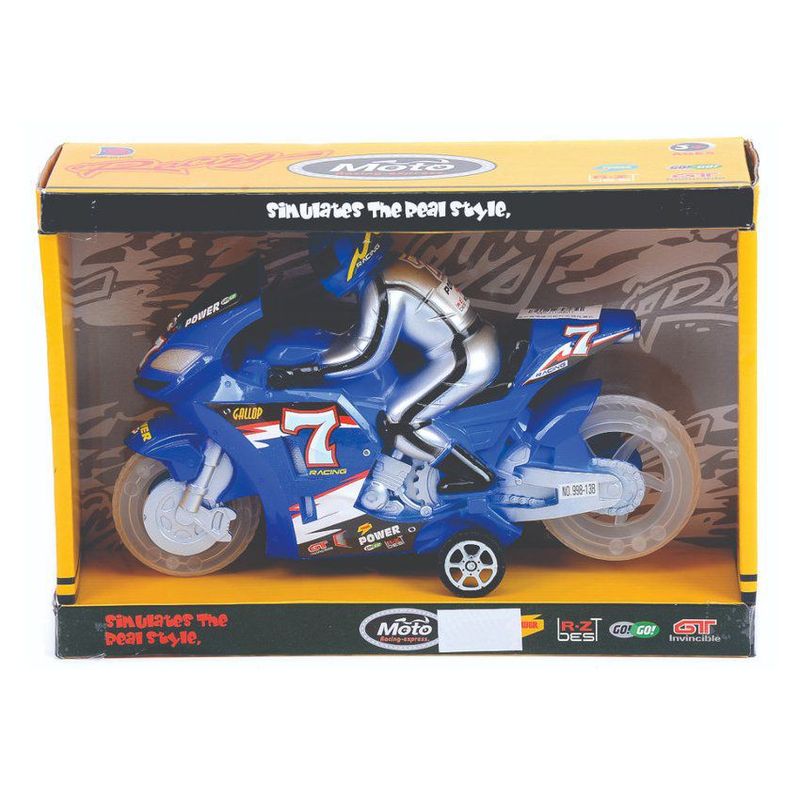 JUGUETELANDIA - MOTO POWER FRICCION CAJA PARA NIÑO