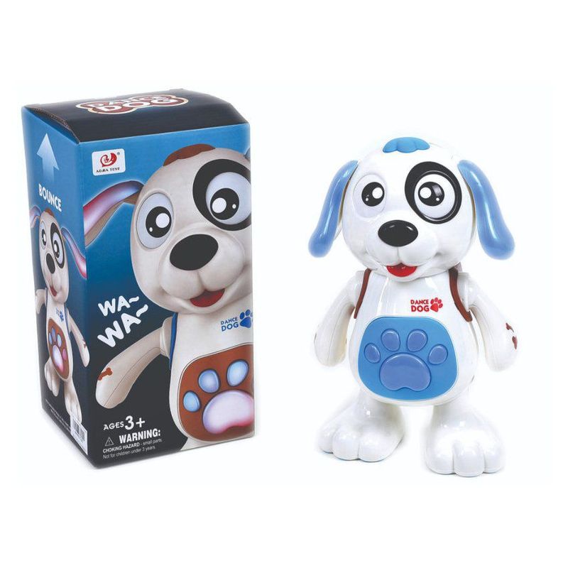 JUGUETELANDIA - PERRO DANCE PILAS LUZ Y SONIDO CAJA