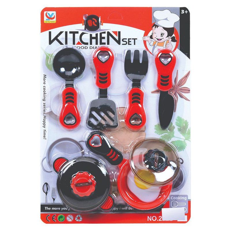 JUGUETELANDIA - SET COCINA FOOD BLISTER PARA NIÑOS