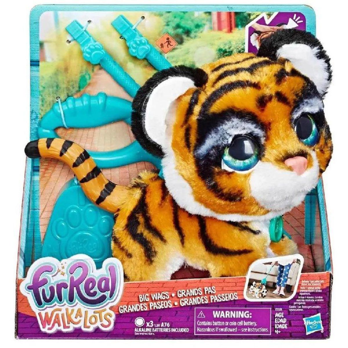 HASBRO - Furreal Friends Walkalots Big Wags Tigre Grandes Paseos Hasbro.