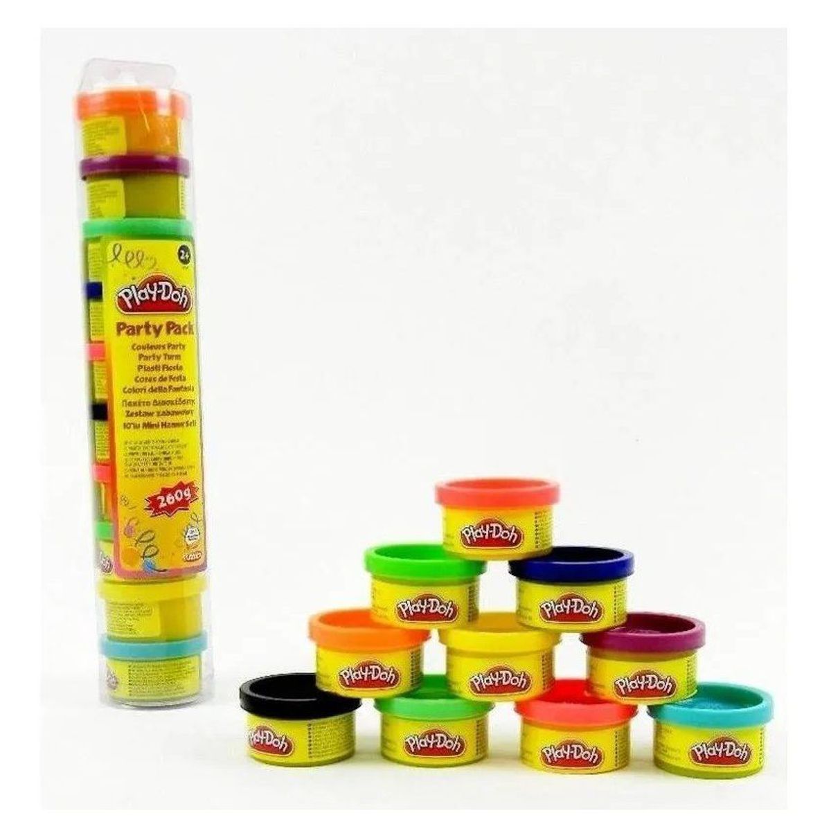 PLAY DOH - Play Doh Mini Empaque Fiesta en Tubo x 10 Plastilina