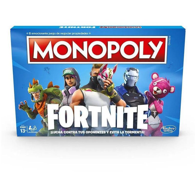 HASBRO - Juego de Mesa Monopoly Fortnite
