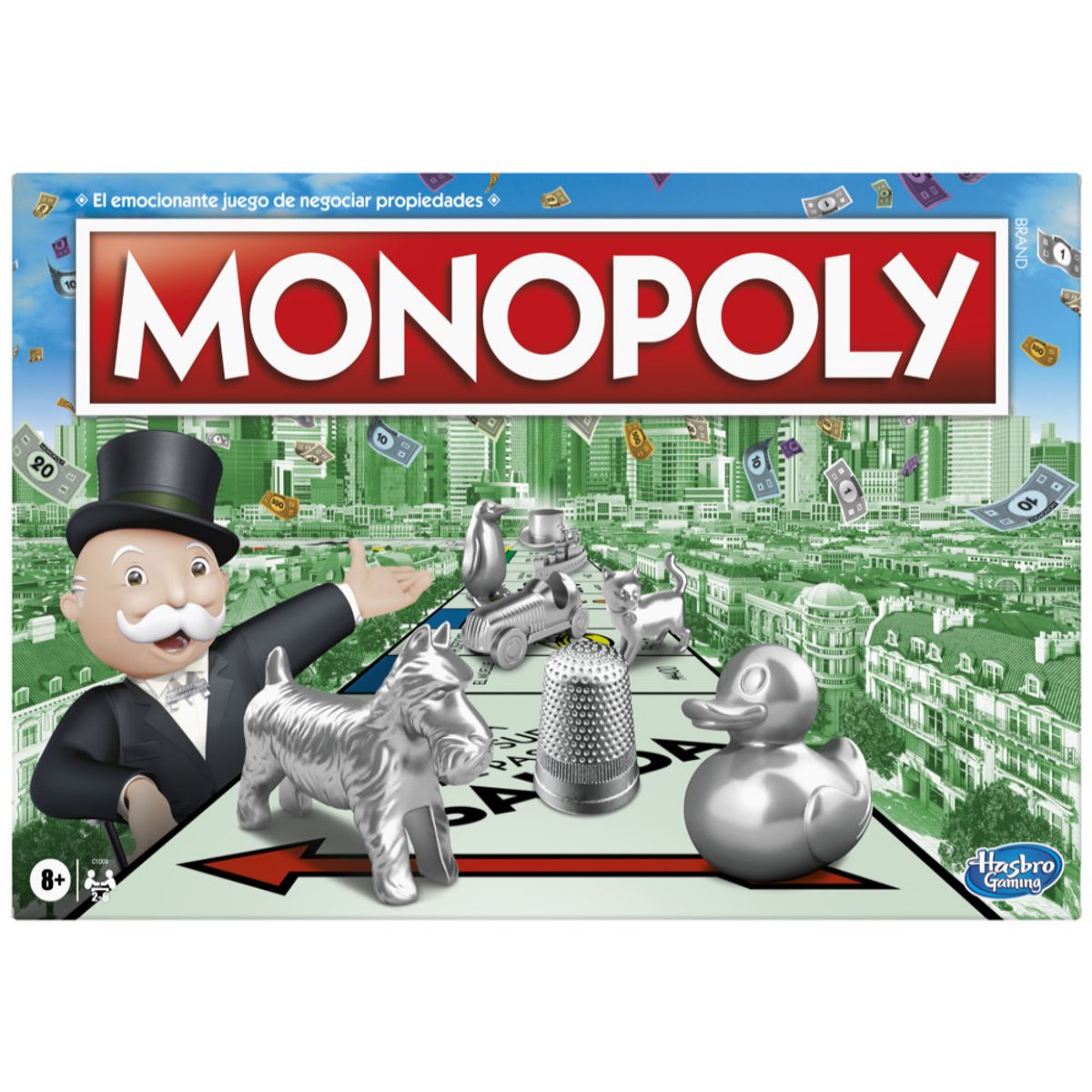 HASBRO - Juego de Mesa Monopoly Clasico de Hasbro