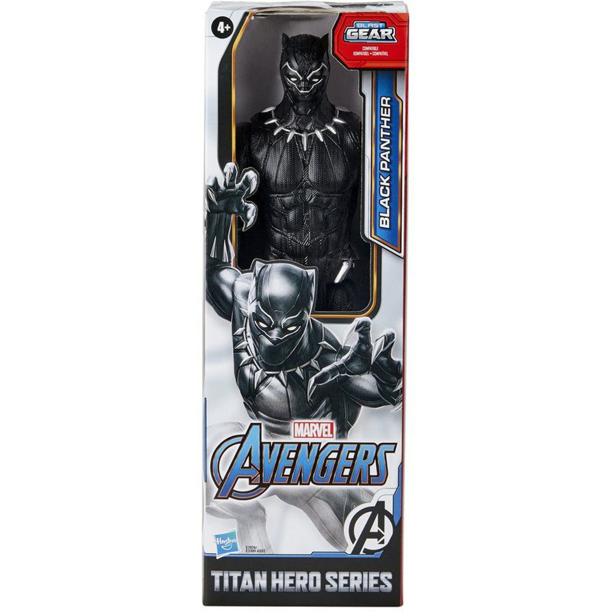 MARVEL - Avengers Titan Hero Pantera Negra 12 Pulgadas