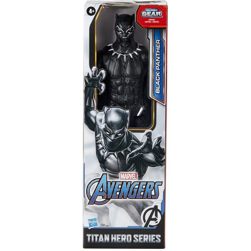 HASBRO - Avengers Titan Hero Pantera Negra 12 Pulgadas