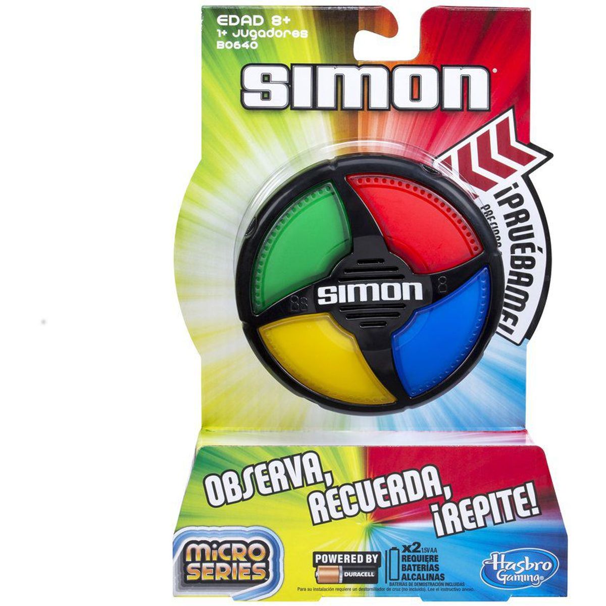 HASBRO - Juego Familiar Simon Micro Series