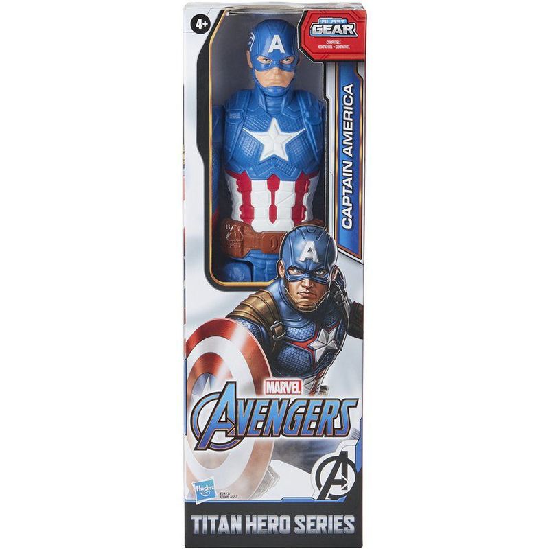 HASBRO - Avengers Titan Hero Capitan America 12 Pulgadas