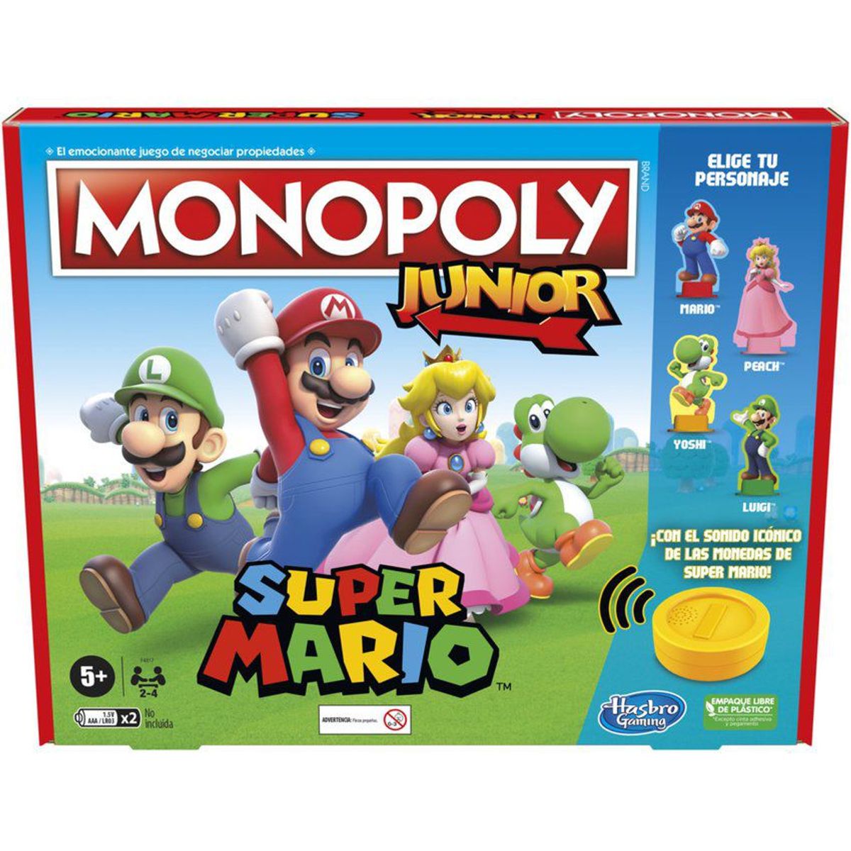 HASBRO - Juego De Mesa Monopoly Junior Edición Super Mario Hasbro