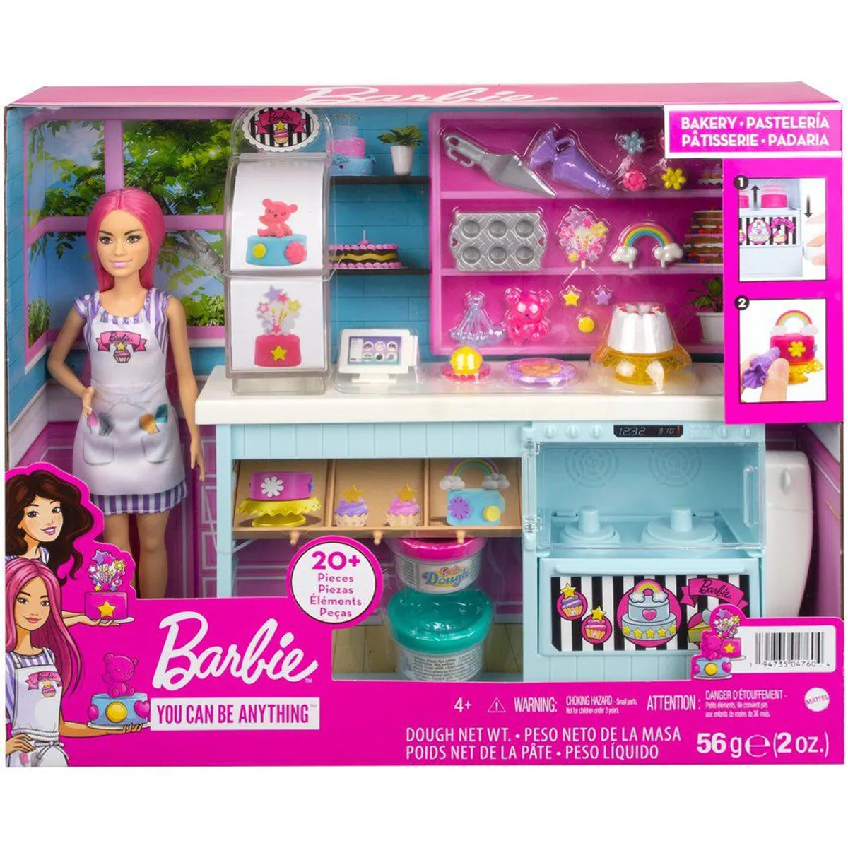 BARBIE - Barbie Set De Repostería Para Decorar Mattel