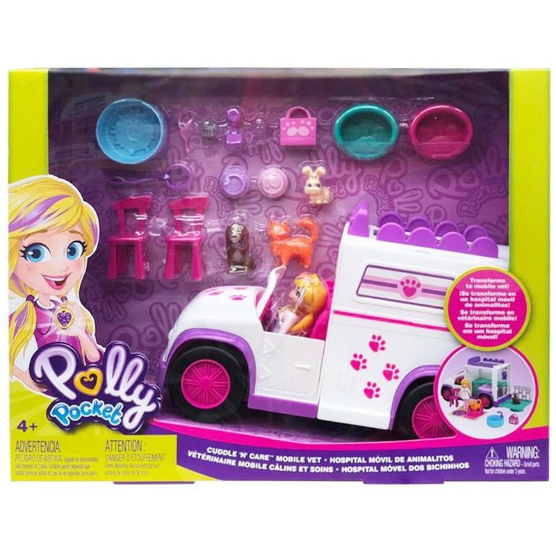 POLLY POCKET - POLLY POCKET HOSPITAL MÓVIL DE ANIMALITOS