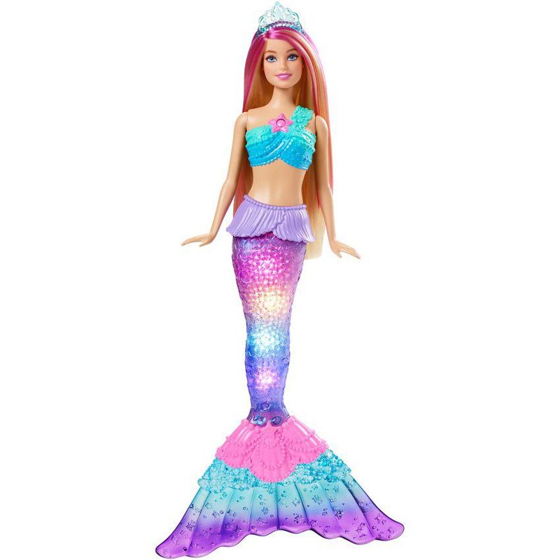 BARBIE - Barbie Sirena Luces Brillos Mattel