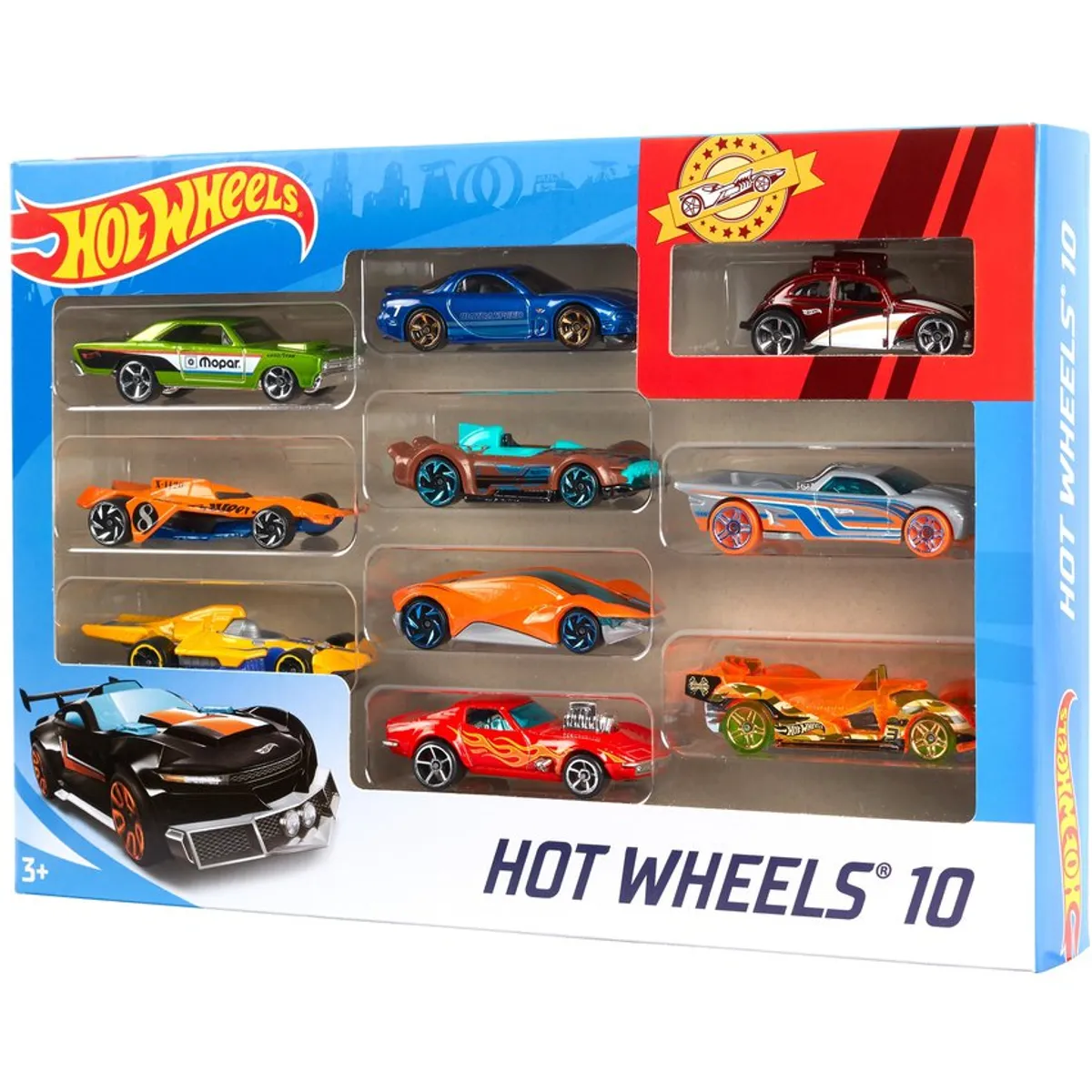HOT WHEELS - Hot Wheels Autos Paquete de 10
