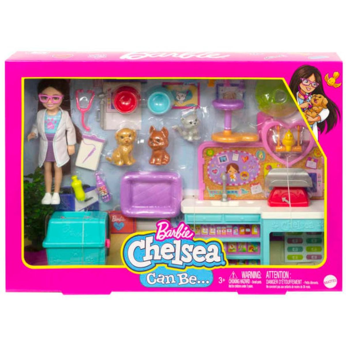 BARBIE - Barbie Chelsea Veterinaria Mattel
