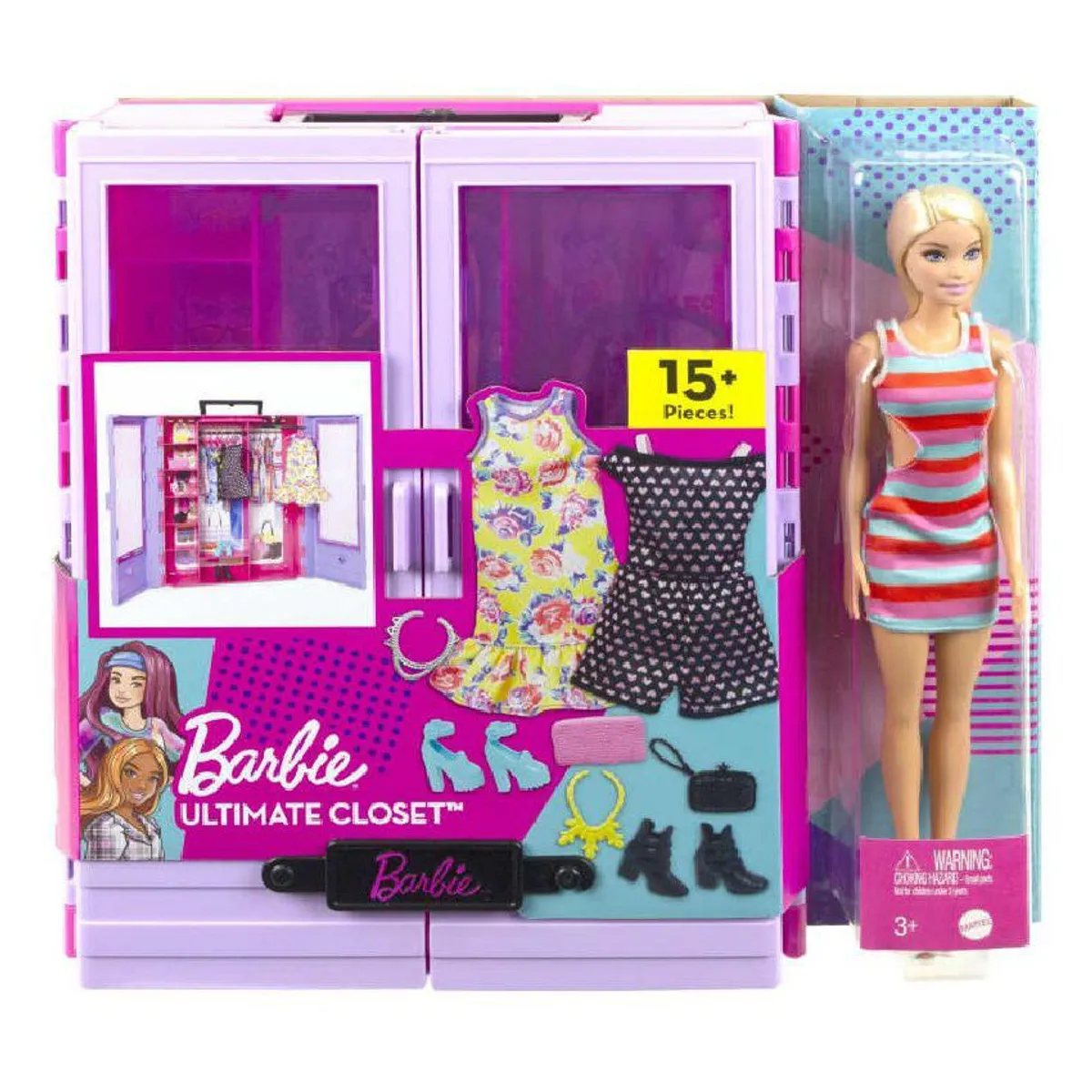 BARBIE - Barbie Nuevo Closet De Lujo Con Muñeca Mattel