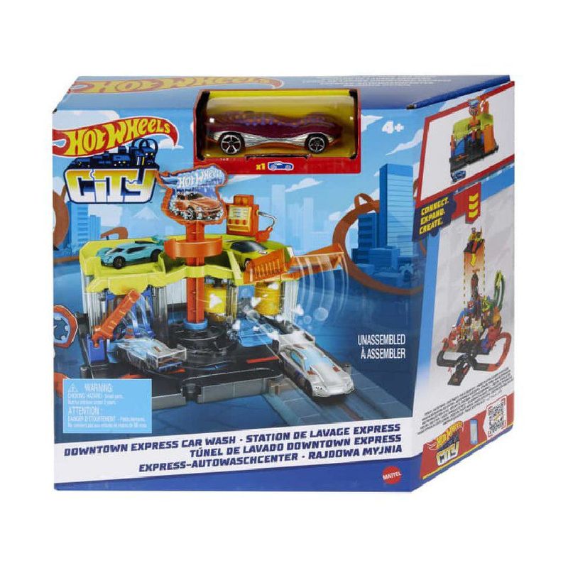 HOT WHEELS - Hot Wheels City Autolavado De La Ciudad Mattel