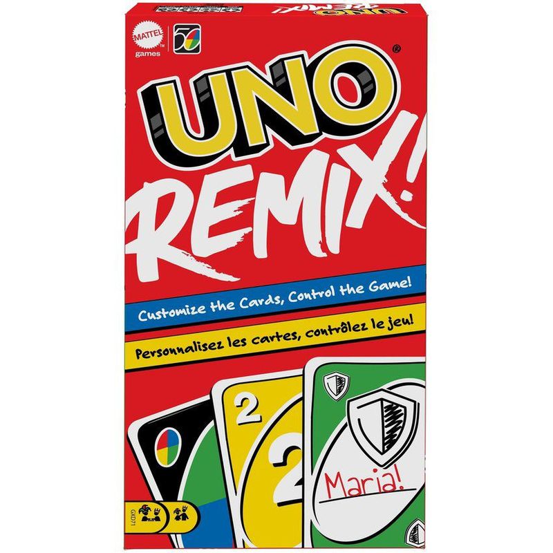MATTEL - Juego de Cartas UNO Remix Mattel
