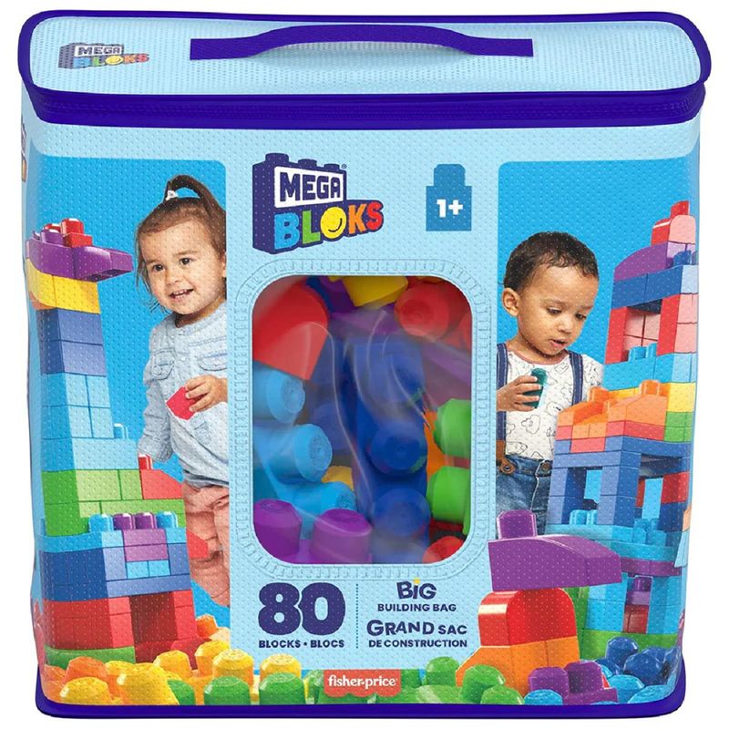 MATTEL - Mega Bloks Gran Bolsa Clásica Para Construir Mattel