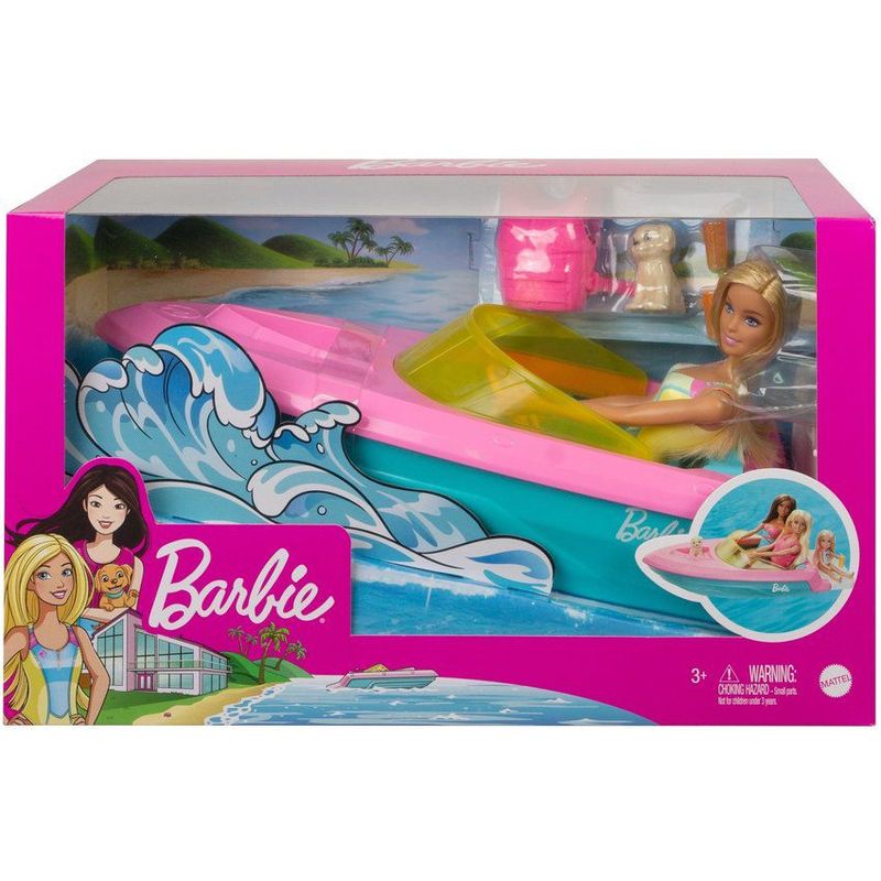 BARBIE - BARBIE BOTE CON MUÑECA - GRG30