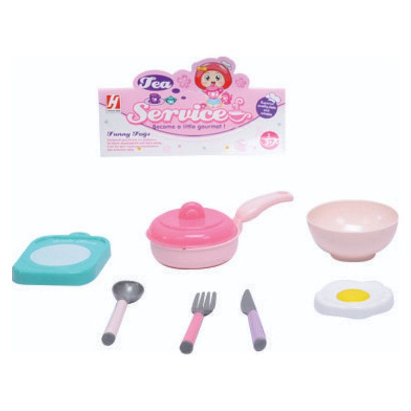 JUGUETELANDIA - SET COCINA SERVICE BOLSA PARA NIÑA