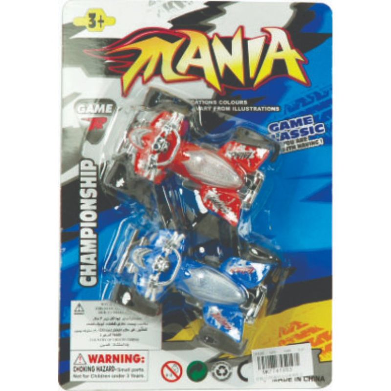 JUGUETELANDIA - Cuatrimoto Friccion X 2 Blister