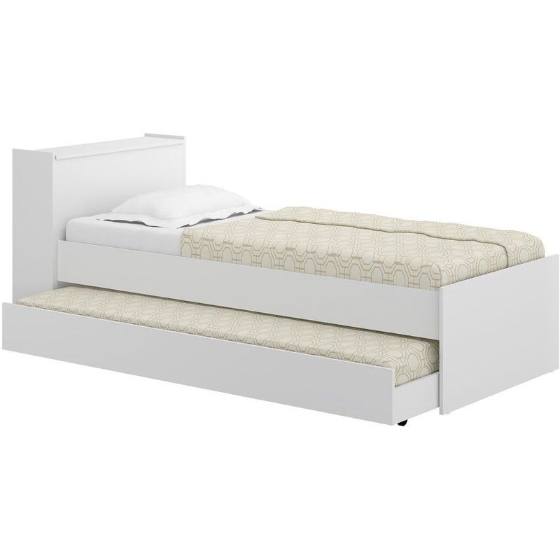 MULTI MOVEIS - Bicama con baúl  blanco infantil - premium